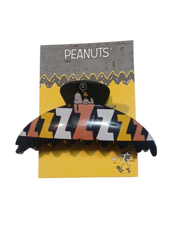 Peanuts Accessories - Peanuts- New In Package Snoopy Hair Clip - Black, Yellow, Orange. Age 12 +
